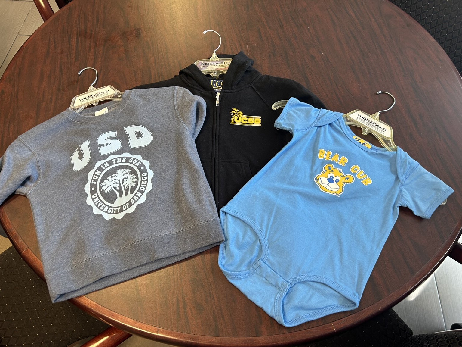 Decorated youth and toddler garments for school programs